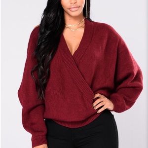 Burgundy Sweater